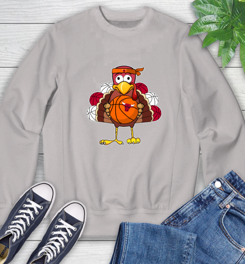 Chicago Bulls Turkey thanksgiving day Sweatshirt 12