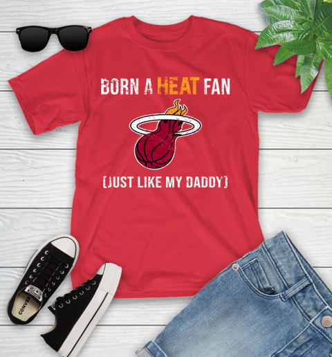 NBA Miami Heat Loyal Fan Just Like My Daddy Basketball Shirt Youth T-Shirt 12 NBA Miami Heat Loyal Fan Just Like My Daddy Basketball Shirt Youth T-Shirt - Image 12