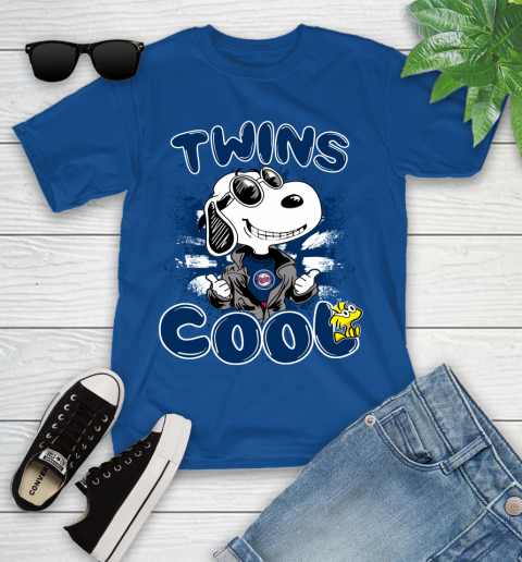 MLB Baseball Minnesota Twins Cool Snoopy Shirt Youth T-Shirt 10