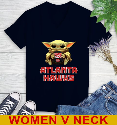 NBA Basketball Atlanta Hawks Star Wars Baby Yoda Shirt 79