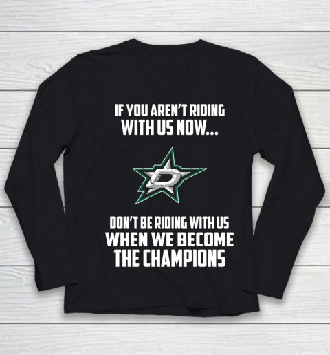NHL Dallas Stars Hockey We Become The Champions Youth Long Sleeve