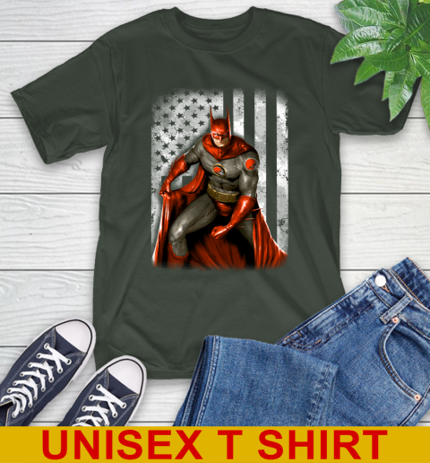 Cleveland Browns NFL Football Batman DC American Flag Shirt T-Shirt 6