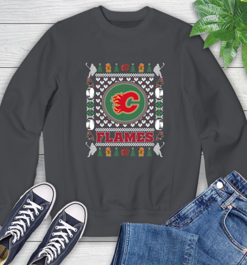 Calgary Flames Merry Christmas NHL Hockey Loyal Fan Ugly Shirt 30