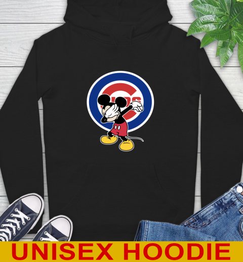 Chicago Cubs MLB Baseball Dabbing Mickey Disney Sports Hoodie 2