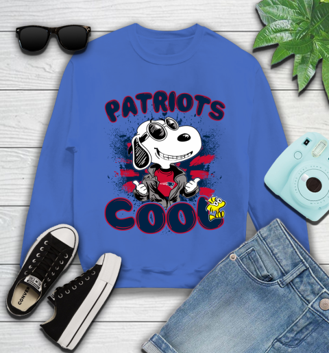 NFL Football New England Patriots Cool Snoopy Shirt Youth Sweatshirt 5