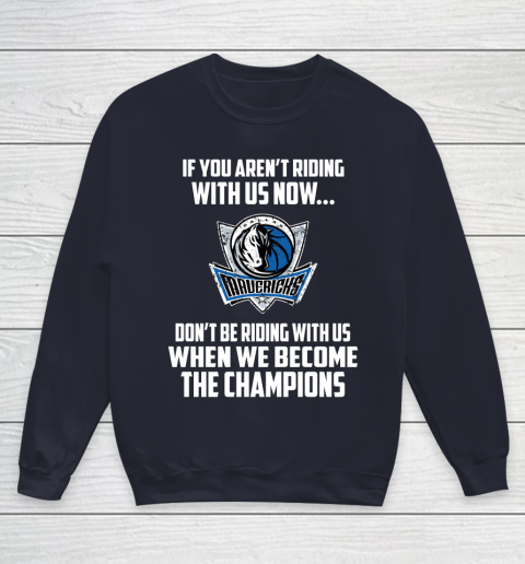 NBA Dallas Mavericks Basketball We Become The Champions Youth Sweatshirt 2