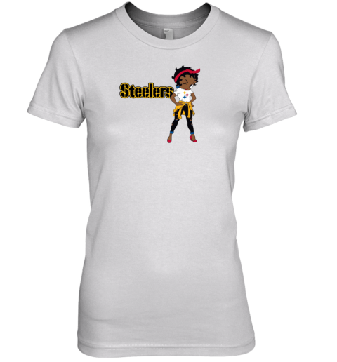 Betty Boop Pittsburgh Steelers Premium Women's T-Shirt