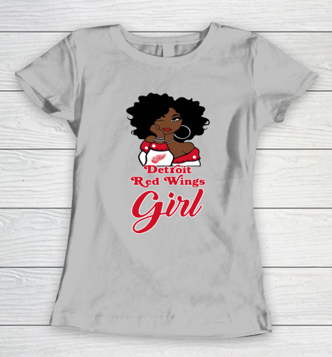 Detroit Red Wings Girl NHL Women's T-Shirt 6