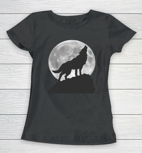 Wolf t shirt women's best sale