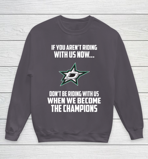 NHL Dallas Stars Hockey We Become The Champions Youth Sweatshirt 5