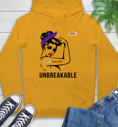 NBA Los Angeles Lakers Girl Unbreakable Basketball Sports Hoodie 2