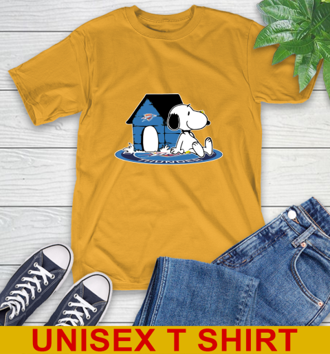 NBA Basketball Oklahoma City Thunder Snoopy The Peanuts Movie Shirt T-Shirt 3