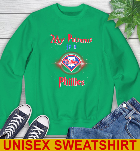 MLB Baseball Harry Potter My Patronus Is A Philadelphia Phillies Sweatshirt 8
