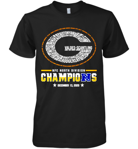 Green Bay Packers NFC North Division Champions Premium Men's T-Shirt