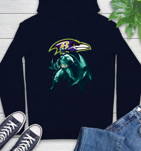 NFL Batman Football Sports Baltimore Ravens Hoodie 4
