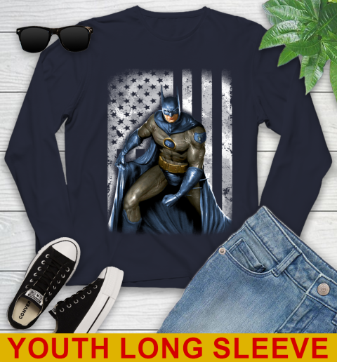 Memphis Grizzlies NBA Basketball Batman DC American Flag Shirt Youth Long Sleeve 2
