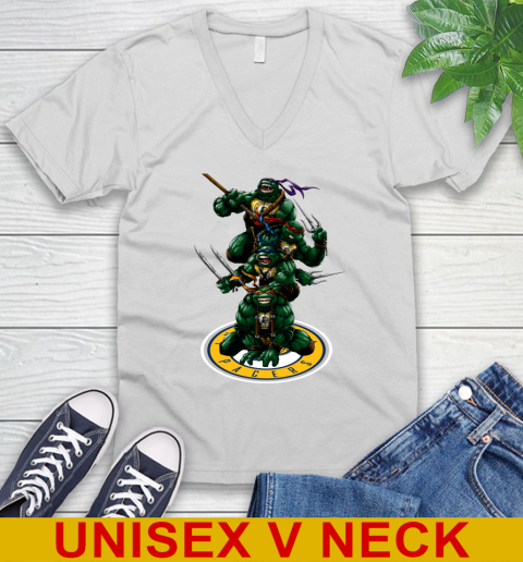 NBA Basketball Indiana Pacers Teenage Mutant Ninja Turtles Shirt V-Neck T-Shirt