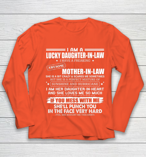 Lucky Daughter In Law Have A Freaking Awesome Mother In Law Youth Long Sleeve 3