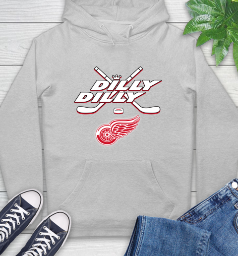 NHL Detroit Red Wings Dilly Dilly Hockey Sports Hoodie 6