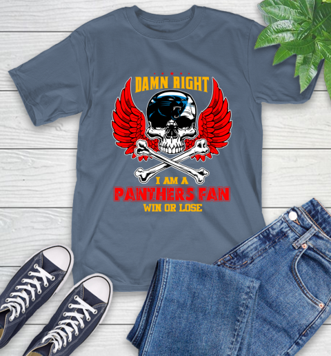 NFL Damn Right I Am A New York Jets Win Or Lose Skull Football Sports (2) T-Shirt 8