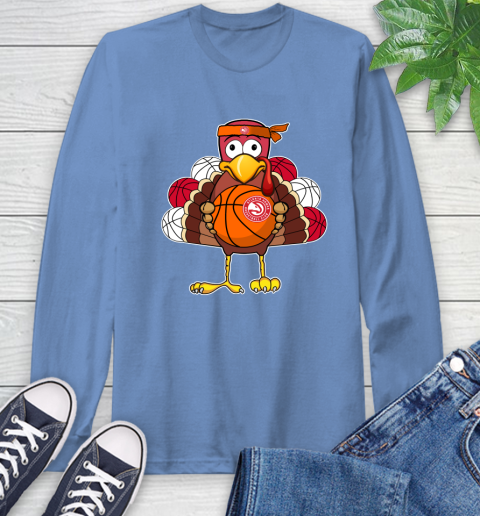 Atlanta Hawks Turkey thanksgiving day Long Sleeve T-Shirt 11