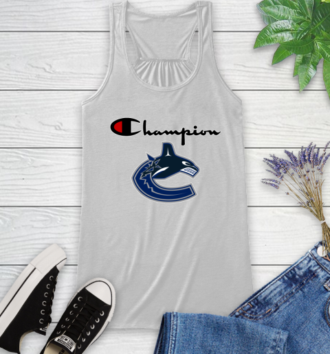 NHL Hockey Vancouver Canucks Champion Shirt Racerback Tank