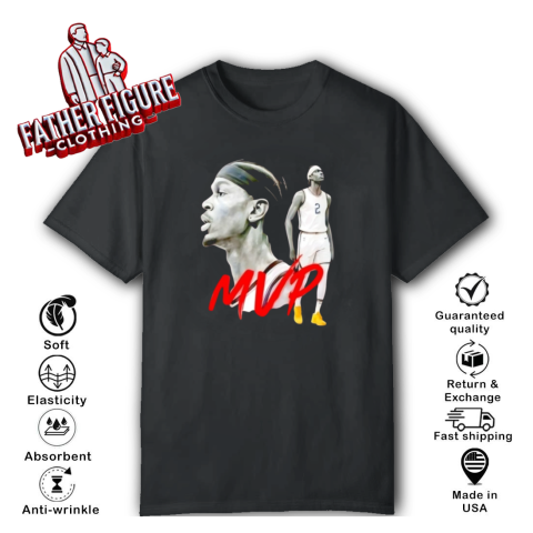Shai Gilgeous Alexander Sga Nba Mvp 2025 Portrait T-Shirt