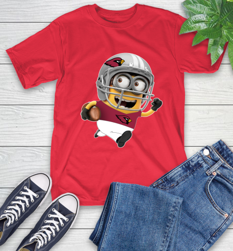 NFL Arizona Cardinals Minions Disney Football Sports T-Shirt 10