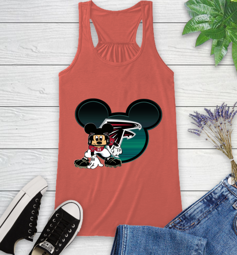 NFL Atlanta Falcons Mickey Mouse Disney Football T Shirt Racerback Tank 4