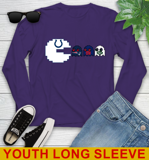 Indianapolis Colts NFL Football Pac Man Champion Youth Long Sleeve 5