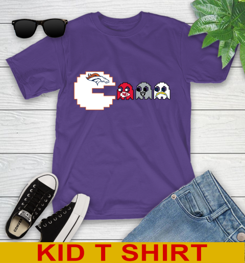 Denver Broncos NFL Football Pac Man Champion Youth T-Shirt 4