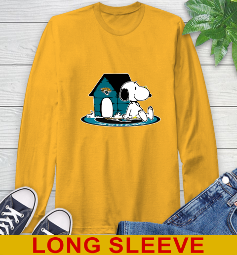 NFL Football Jacksonville Jaguars Snoopy The Peanuts Movie Shirt Long Sleeve T-Shirt 3