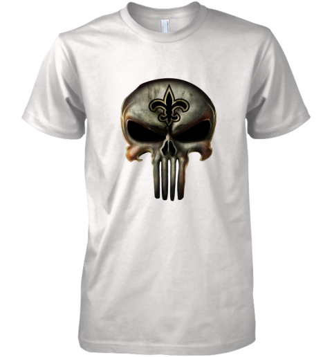New Orleans Saints The Punisher Mashup Football Premium Men's T-Shirt
