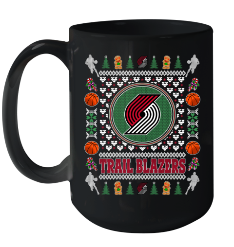 Portland Trail Blazers Merry Christmas NBA Basketball Loyal Fan Ceramic Mug 15oz