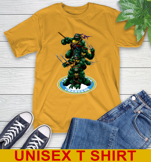 NFL Football Los Angeles Chargers Teenage Mutant Ninja Turtles Shirt T-Shirt 3
