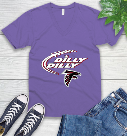 NFL Atlanta Falcons Dilly Dilly Football Sports V-Neck T-Shirt 10