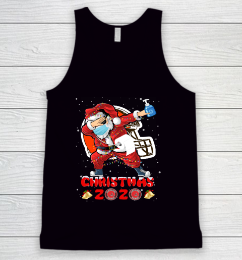 Cleveland Browns Funny Santa Claus Dabbing Christmas 2020 NFL Tank Top