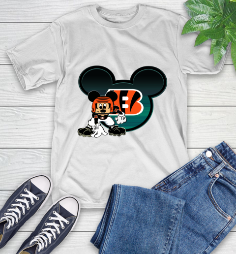 NFL Cincinnati Bengals Mickey Mouse Disney Football T Shirt T-Shirt