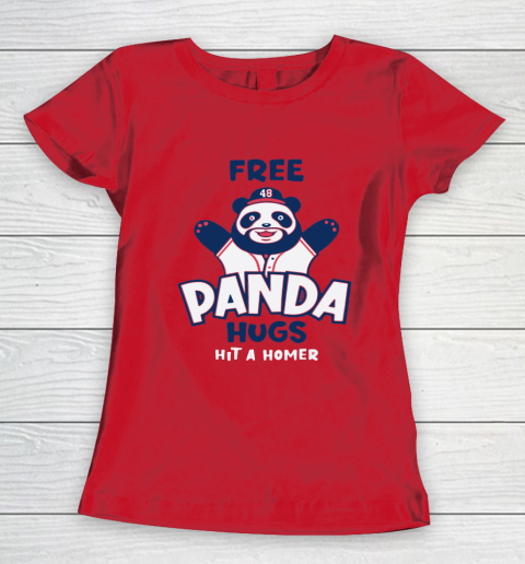 Free Panda Hugs Braves Women's T-Shirt