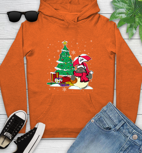 Los Angeles Lakers NBA Basketball Cute Tonari No Totoro Christmas Sports (2) Youth Hoodie 4