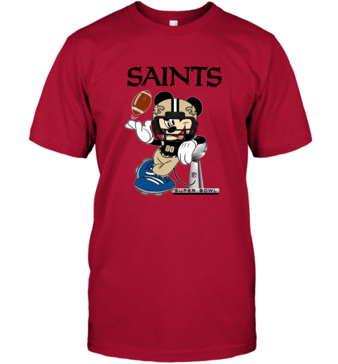 NFL New Orleans Saints Mickey Mouse And Minnie Mouse Shirt - Freedomdesign