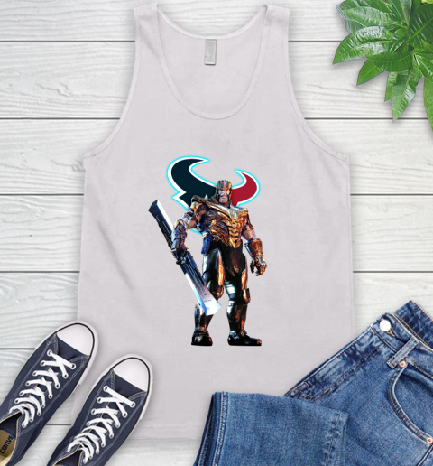 NFL Thanos Gauntlet Avengers Endgame Football Houston Texans Tank Top