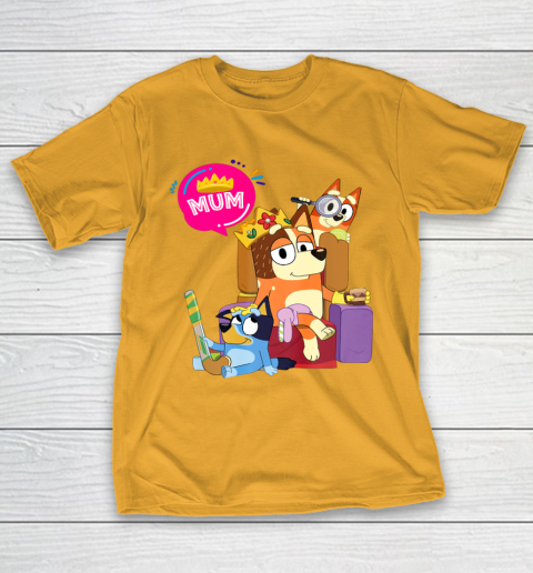 Bluey Mom Dad Funny Queen For Family Lover T-Shirt 3