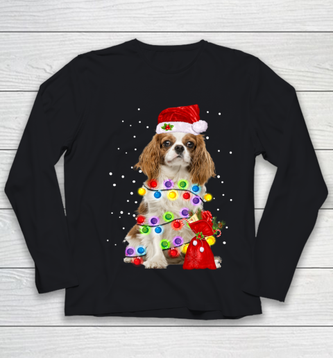 Christmas Gift Christmas Dog T-shirt Christmas Shirts Funny Dog Shirt Christmas Lights Cocker Spaniel Dog T-Shirt