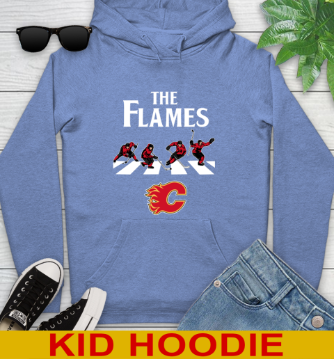 NHL Hockey Calgary Flames The Beatles Rock Band Shirt Youth Hoodie 12