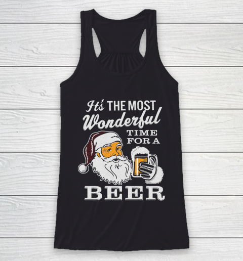 It's the Most Wonderful Time For A  Beer Lovers Racerback Tank