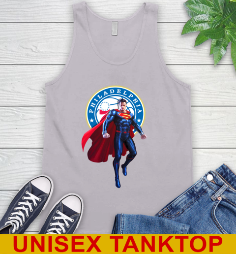 NBA Awesome Superman Basketball Sports Philadelphia 76ers 73