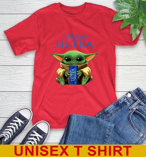Star Wars Baby Yoda Hugs Michelob Ultra Beer Shirt 10