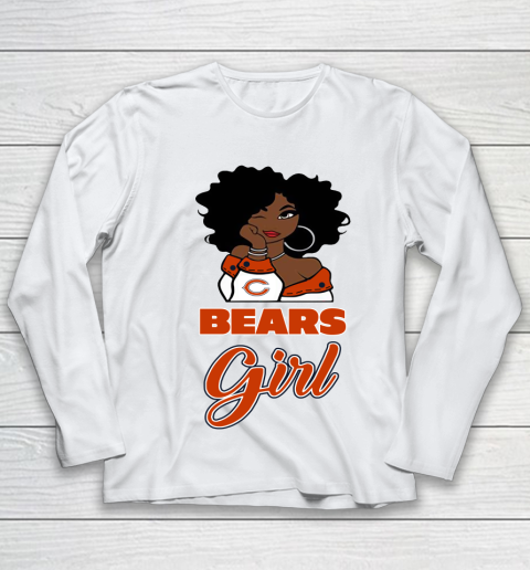 Chicago Bears Girl NFL Youth Long Sleeve 2