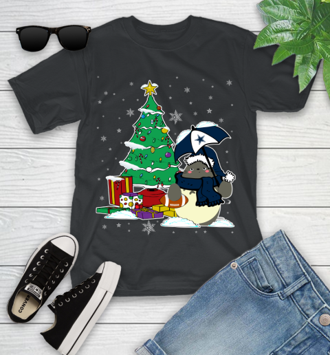 Dallas Cowboys NFL Football Cute Tonari No Totoro Christmas Sports Youth T-Shirt